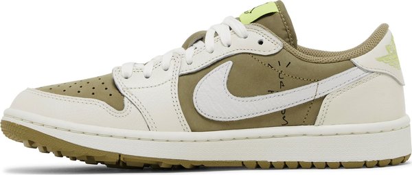 Jordan 1 Retro Low Golf Travis Scott Neutral Olive