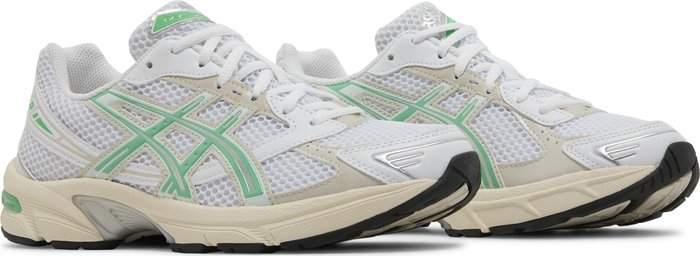 ASICS Gel-1130 White Malachite Green Off White Midsole (Women's)