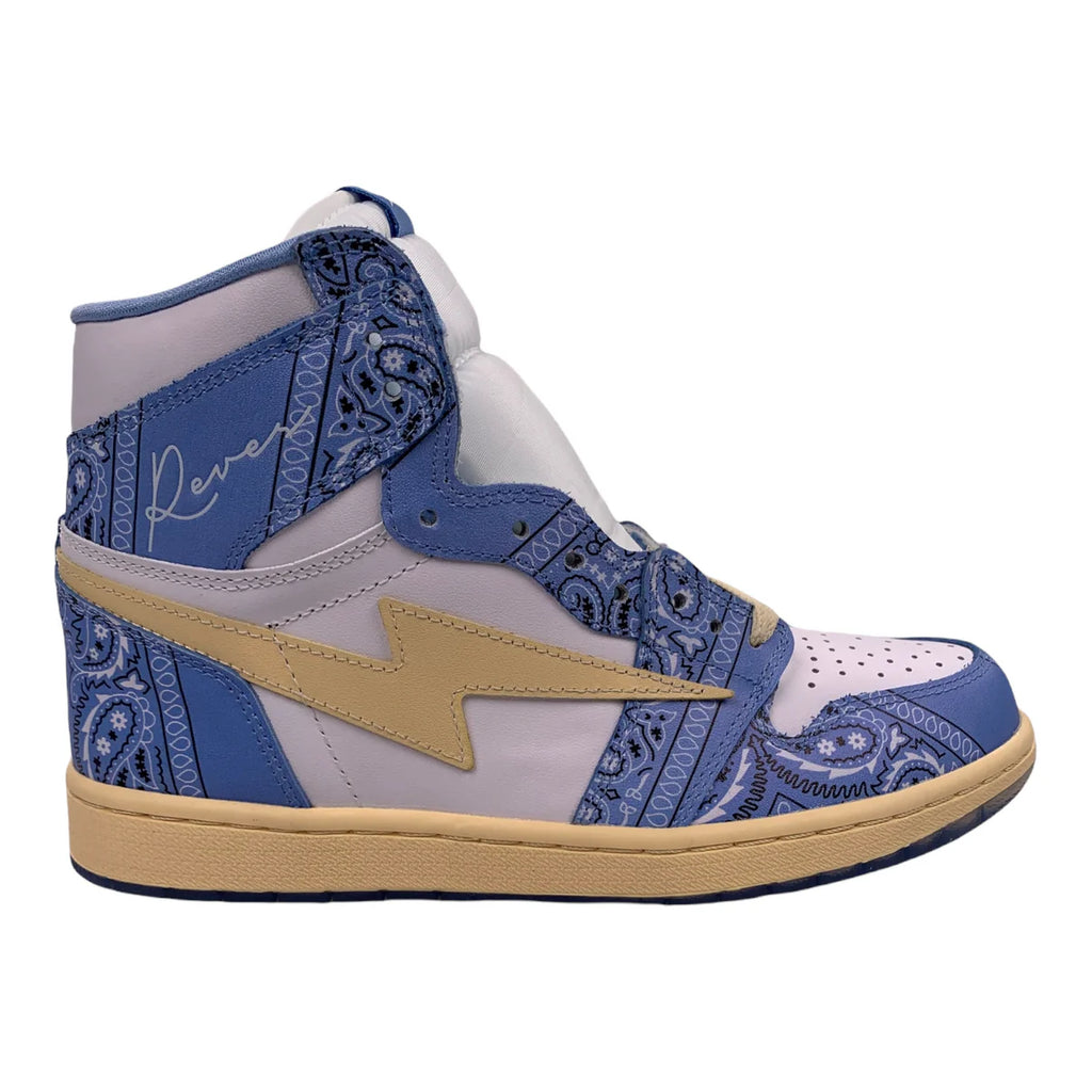 Reves Paris Air Kiy '85 High Bandana Print Blue