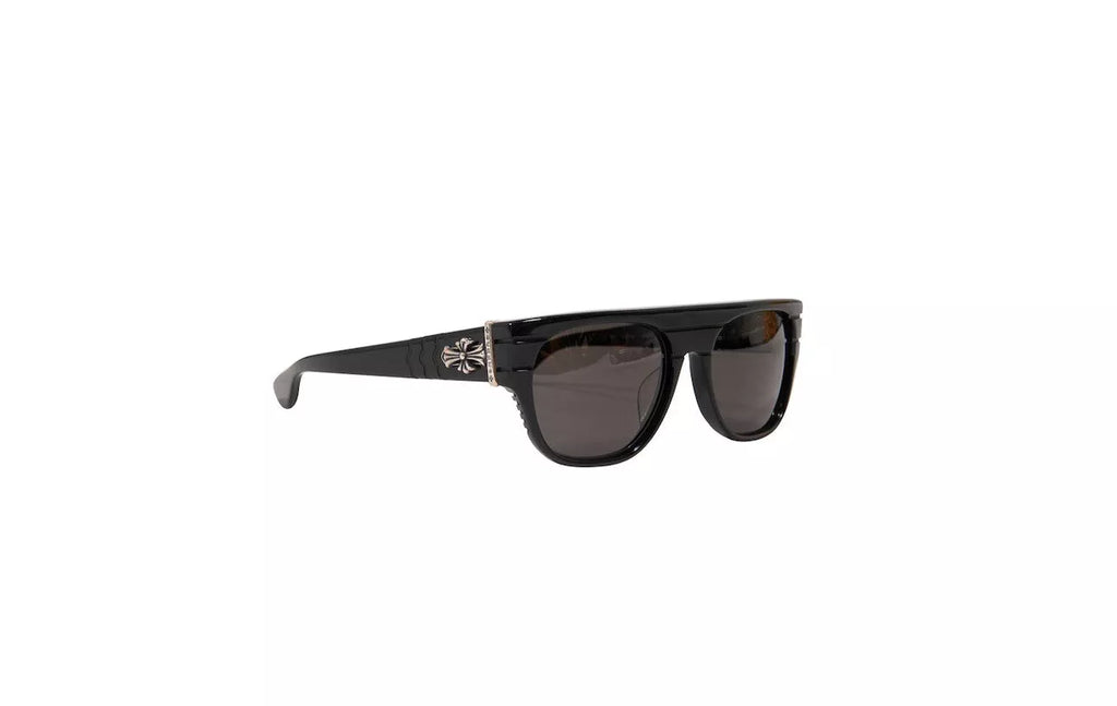 Jacktastic chrome heart sunglasses Black