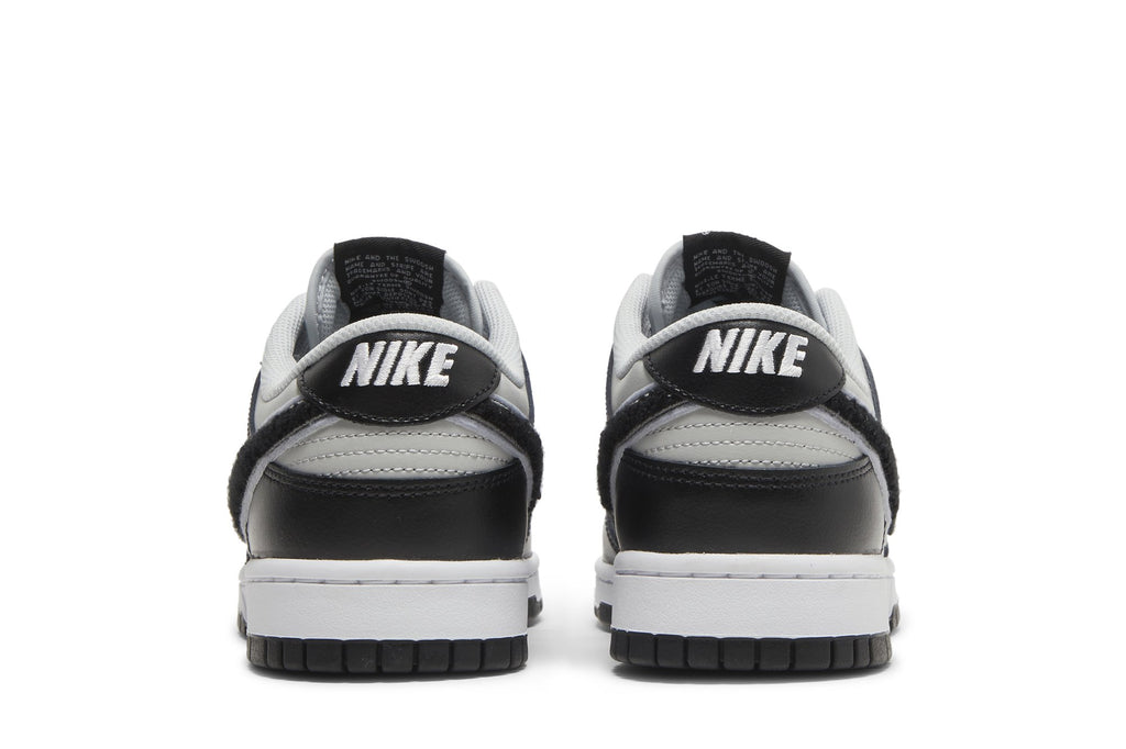 Nike Dunk Low Chenille Swoosh Black Grey - DQ7683-001