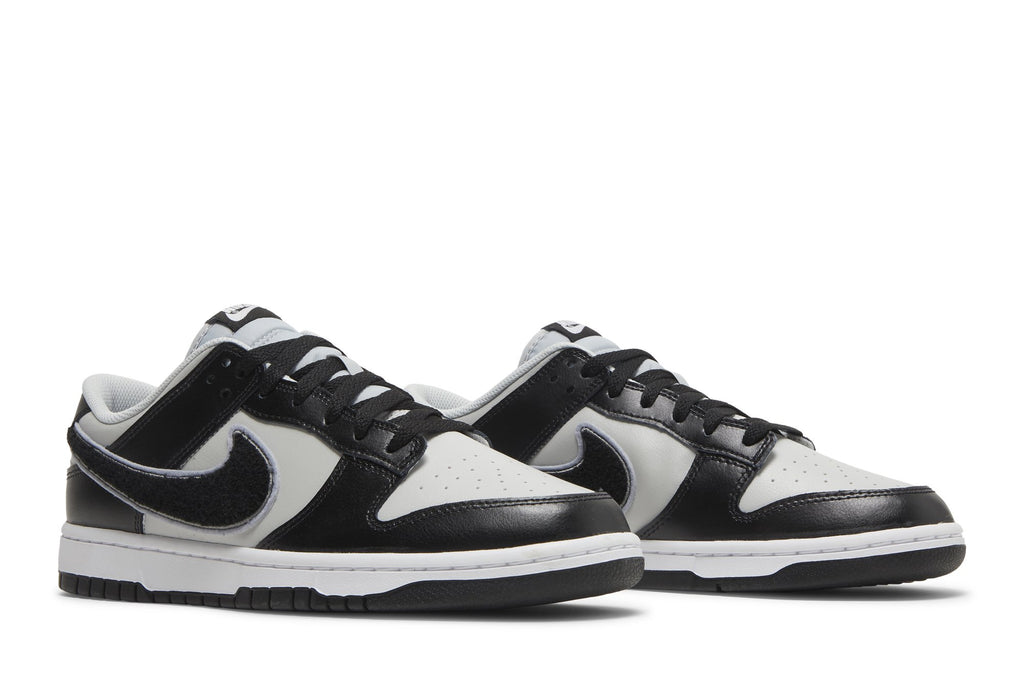 Nike Dunk Low Chenille Swoosh Black Grey - DQ7683-001