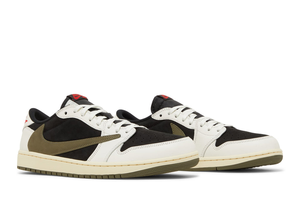 Jordan 1 Retro Low OG SP Travis Scott Olive (Women's) - DZ4137-106