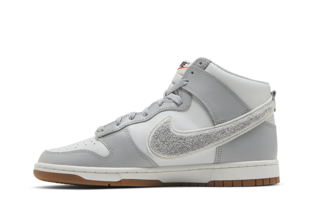 Nike Dunk High University Chenille Swoosh Light Smoke Grey - DR8805-003