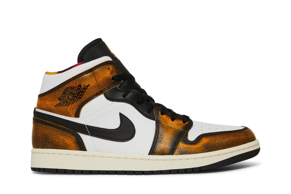 Jordan 1 Mid SE Orange Wear Away - DQ8417-071