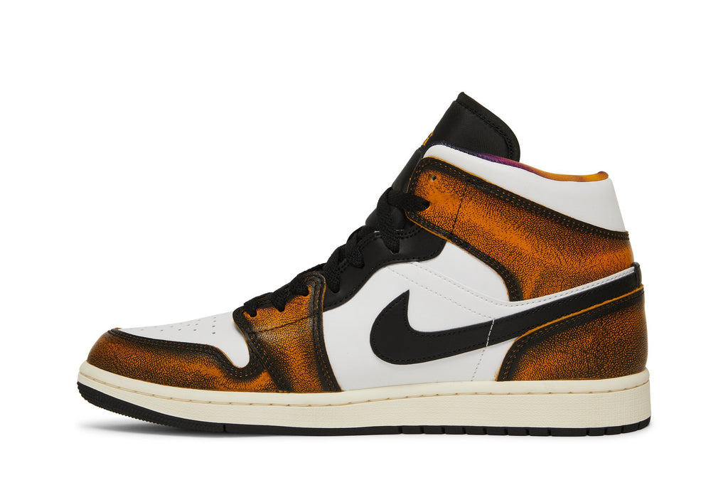 Jordan 1 Mid SE Orange Wear Away - DQ8417-071