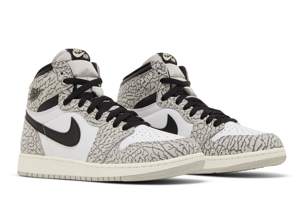 Jordan 1 Retro High OG White Cement (GS) - FD1437-052