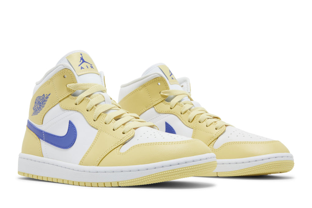 Jordan 1 Mid Lemon Wash Lapis (Women's) - BQ6472-701