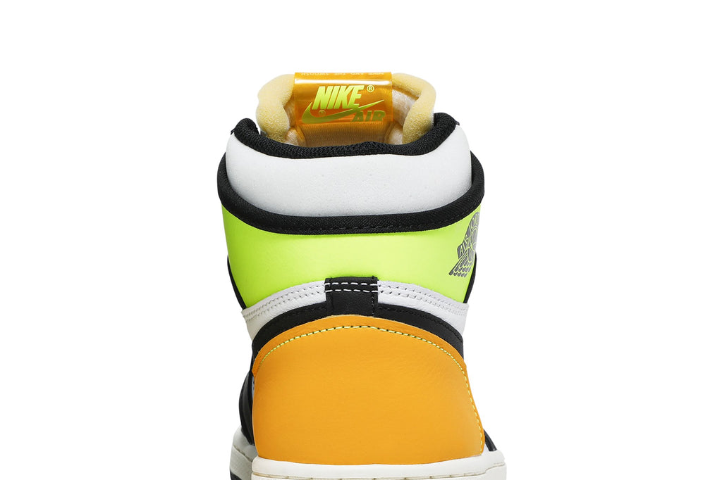 Jordan 1 Retro High White Black Volt University Gold - 555088-118