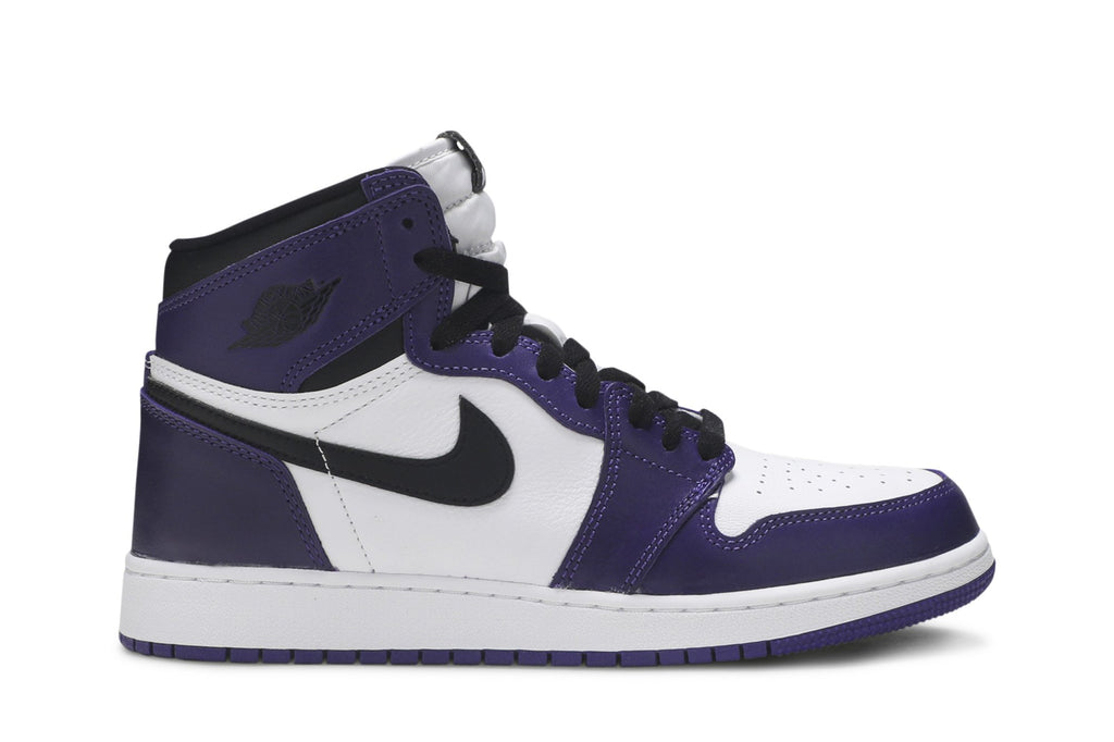 Jordan 1 Retro High Court Purple White (GS) - 575441-500