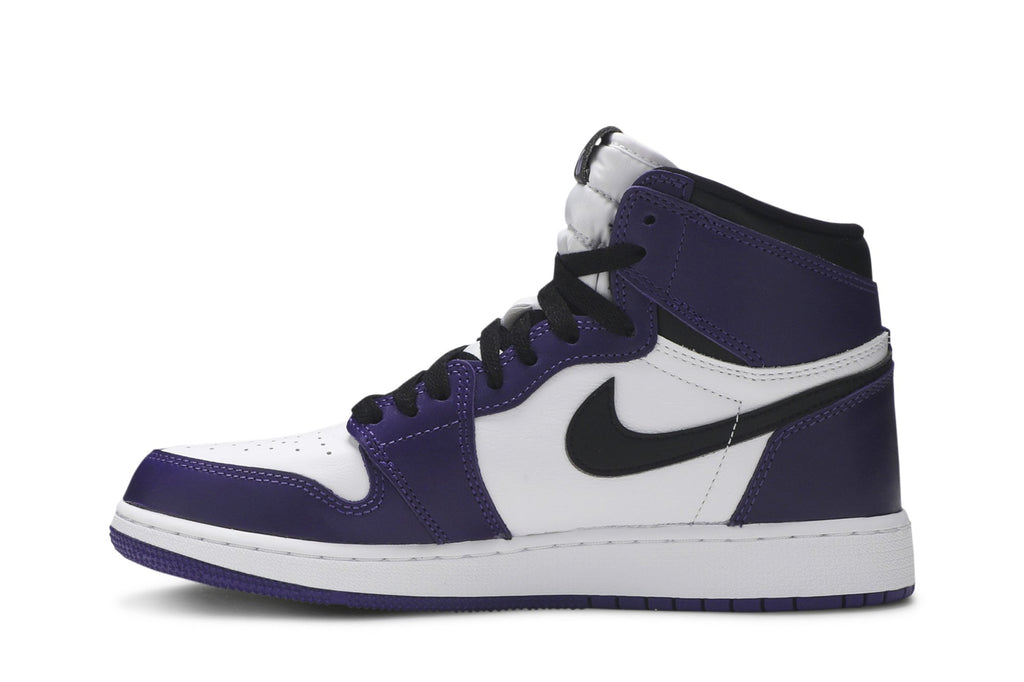 Jordan 1 Retro High Court Purple White (GS) - 575441-500