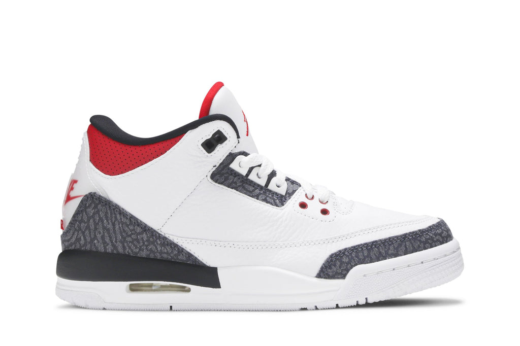 Jordan 3 Retro SE Fire Red Denim (GS) - CZ6634-100