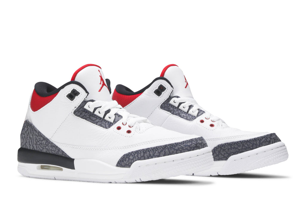 Jordan 3 Retro SE Fire Red Denim (GS) - CZ6634-100