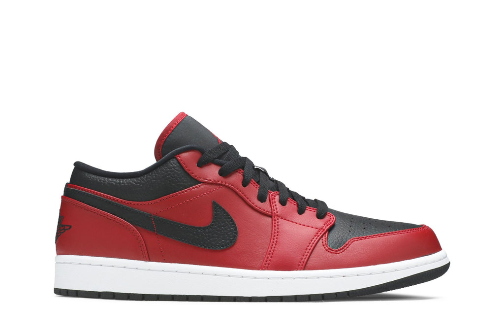 Jordan 1 Low Reverse Bred Pebbled Swoosh - 553558-605