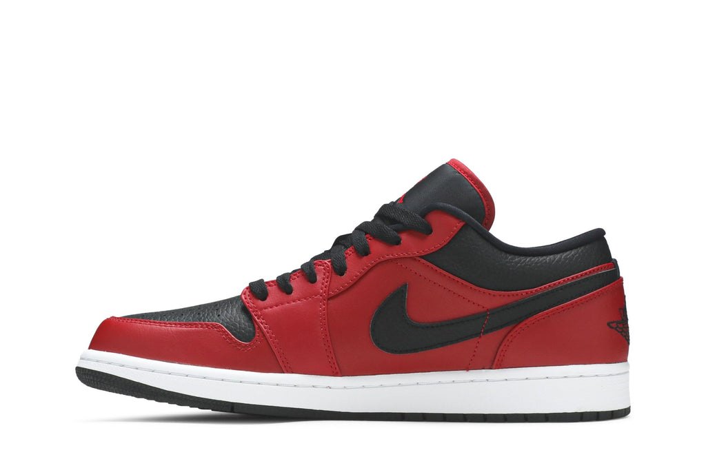 Jordan 1 Low Reverse Bred Pebbled Swoosh - 553558-605