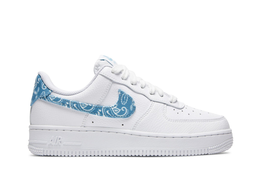 Nike Air Force 1 Low '07 Essential White Worn Blue Paisley (Women's) - DH4406-100