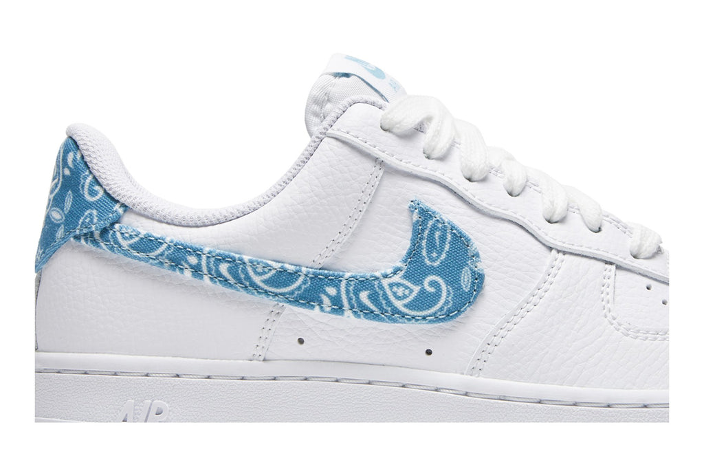 Nike Air Force 1 Low '07 Essential White Worn Blue Paisley (Women's) - DH4406-100