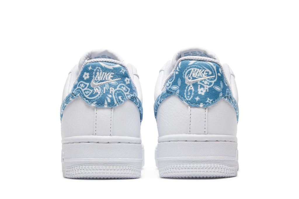 Nike Air Force 1 Low '07 Essential White Worn Blue Paisley (Women's) - DH4406-100