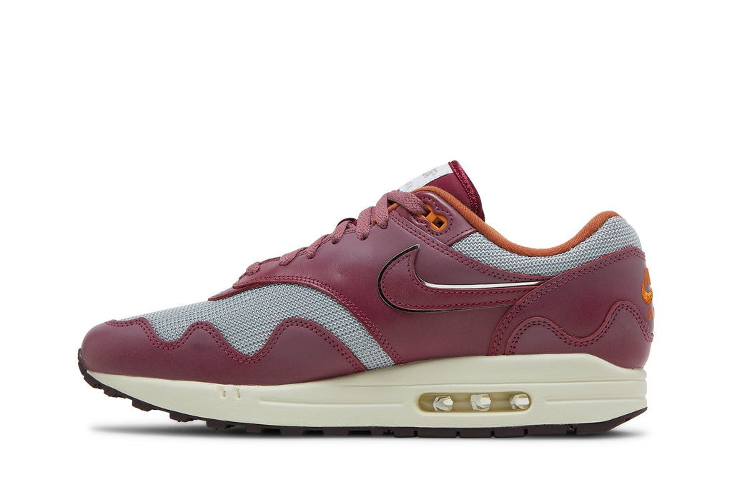 Nike Air Max 1Patta Waves Rush Maroon (with Bracelet) - DO9549-001