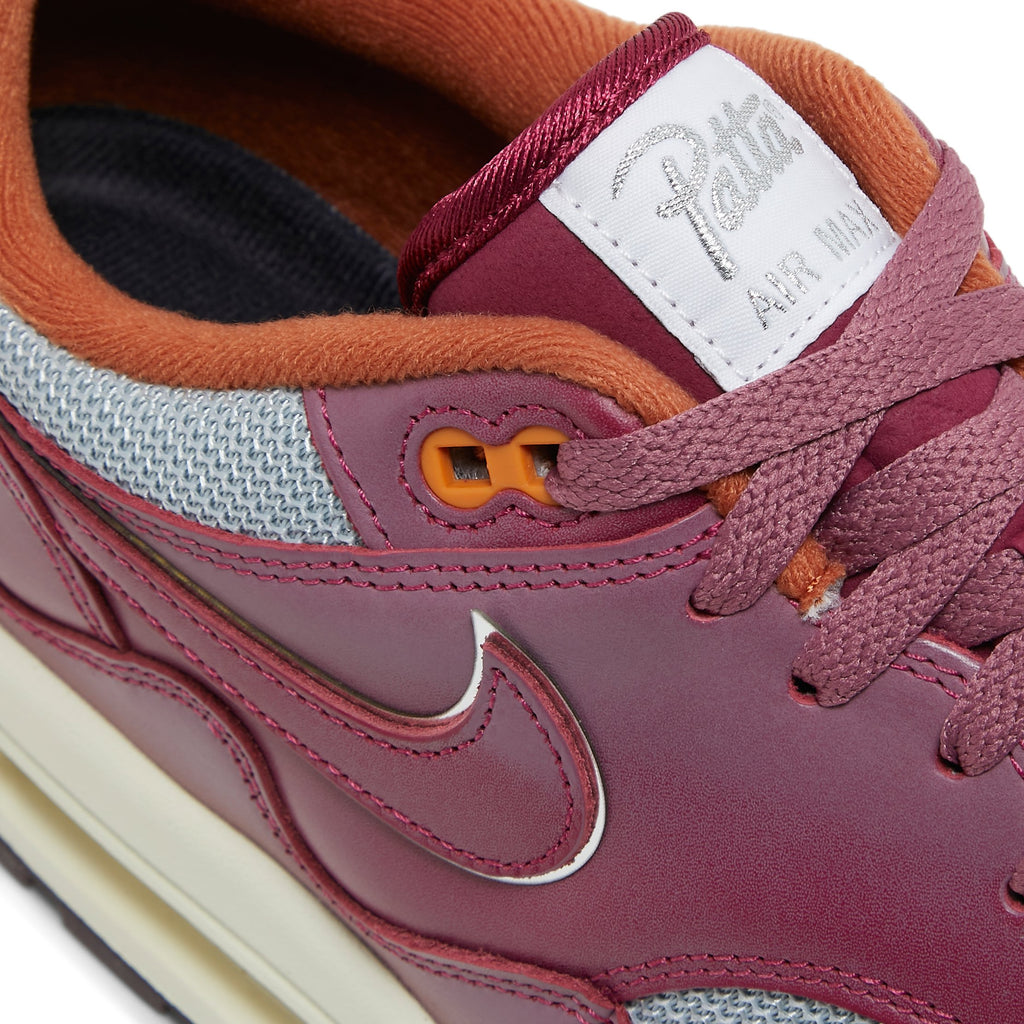 Nike Air Max 1Patta Waves Rush Maroon (with Bracelet) - DO9549-001