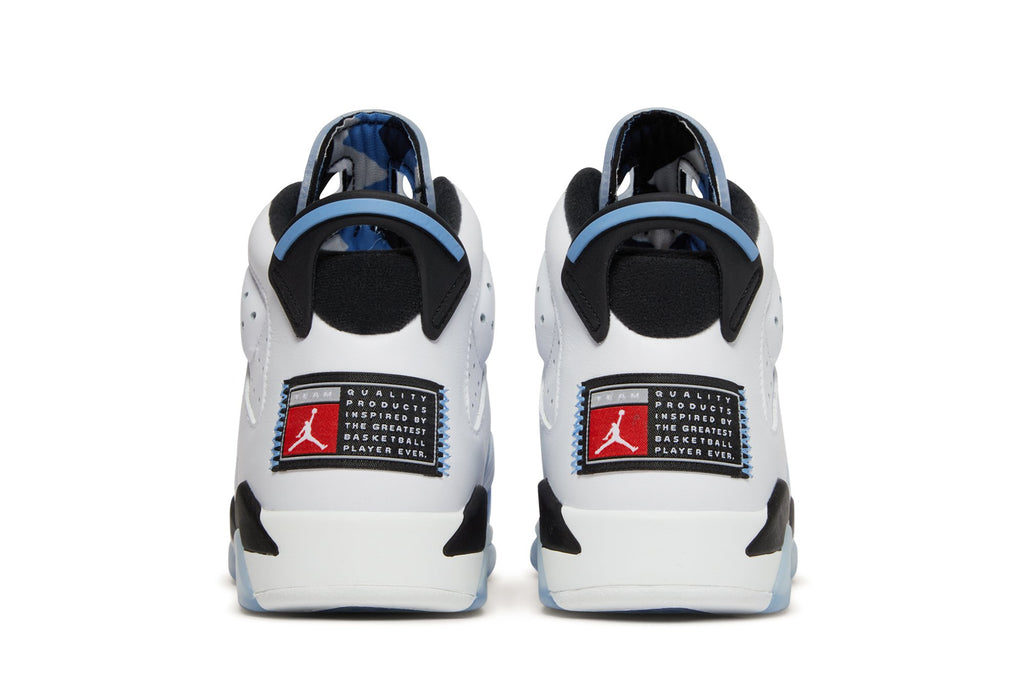 Jordan 6 Retro UNC White (GS) - 384665-410